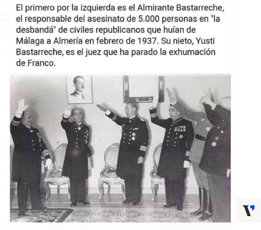 És veritat que el jutge que va frenar l’exhumació de Franco és net d’un militar franquista